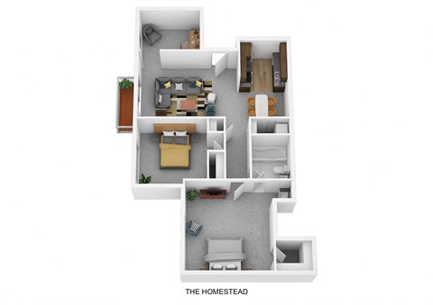 2 bed 1 bath E at Weaver Farm Apartments, Florence, KY, 41042